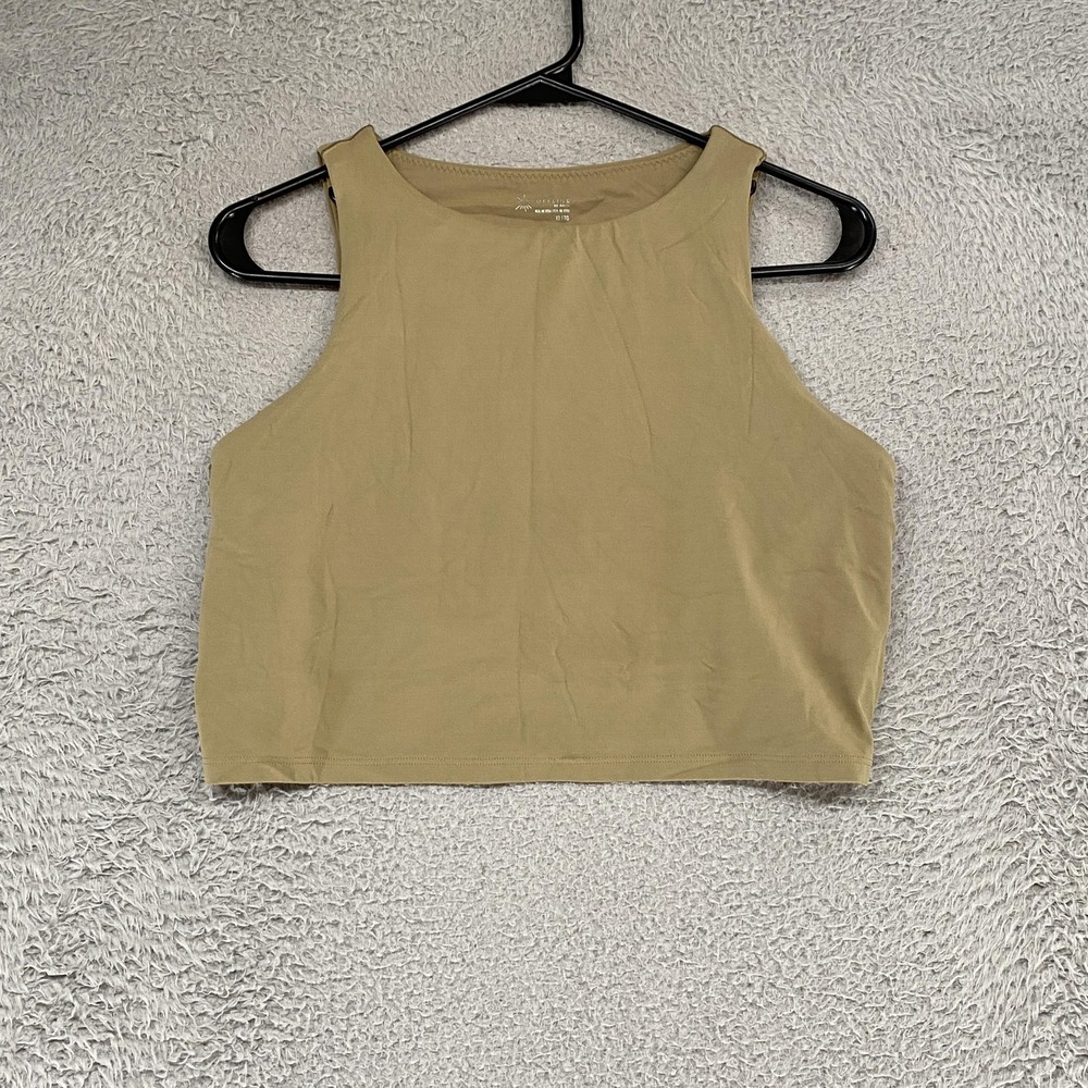 Offline Aerie Sports Bra Womens XL Crop Top Real Me Xtra High Neck No Pads Yoga